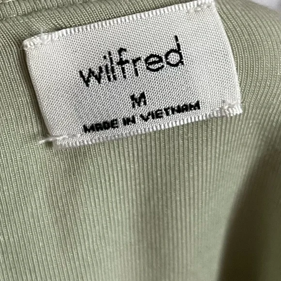 Wilfred • Mint Green Ruched Bodycon Dress - Picture 6 of 6